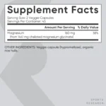 Sports Research, Magnesium Glycinate, 90 Veggie Capsules (80 mg per Capsule) - Image 2