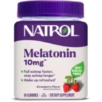 Natrol Melatonin Gummies, Sleep Support for Adults, 10 mg Melatonin Strawberry-Flavored | 90 Gummies