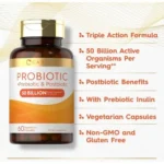Carlyle Probiotics Probiotic & Postbiotic | 50 Billion CFU (60 Capsules) - Image 3