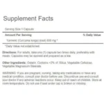 Puritan’s Pride Turmeric 800mg (100 Capsules) - Image 3