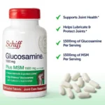 Schiff, Glucosamine 1500mg Plus MSM and Hyaluronic Acid, (150 Tablets) - Image 4
