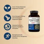 NatureBell Magnesium 12 in 1 Complex 1,000mg, 240 Capsules - Image 3