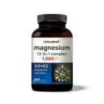 NatureBell Magnesium 12 in 1 Complex 1,000mg, 240 Capsules