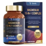 Totaria Magnesium Complex 700mg 12 in 1 Magnesium Supplement with Glycinate Citrate Malate Oxide Taurate Aspartate Orotate Magnesium Relaxation,Muscle,Heart Support, Vegan 120 Capsules