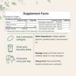 Micro Ingredients Omega-3 Fish Oil Burpless Lemon Flavor – 240 softgels - Image 2