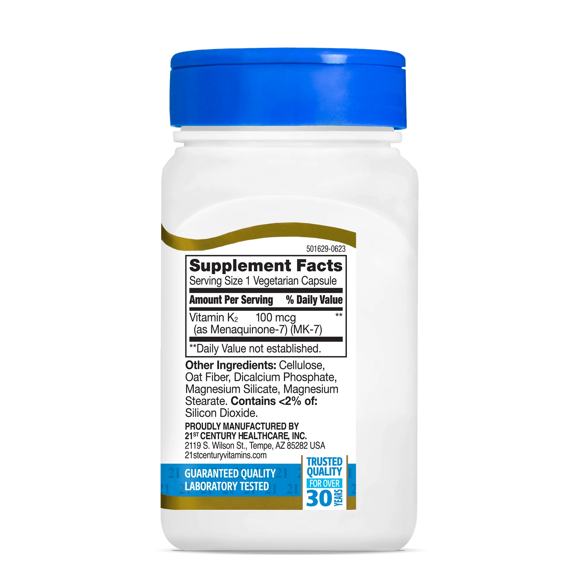 21st Century Vitamin K2 100 Mcg 110 Capsules - Image 2