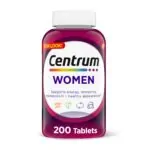 Centrum Multivitamin for Women Multivitamin/Multimineral Supplement with Iron Vitamin D3 B Vitamins and Antioxidant Vitamins C and E - 200 Tablets