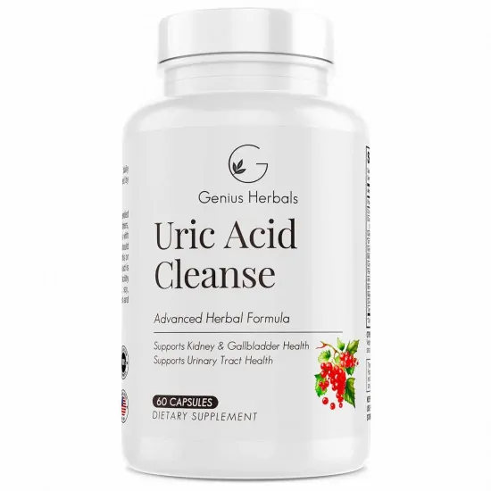 Genius Herbals Uric Acid Cleanse 60 Capsules - Image 1