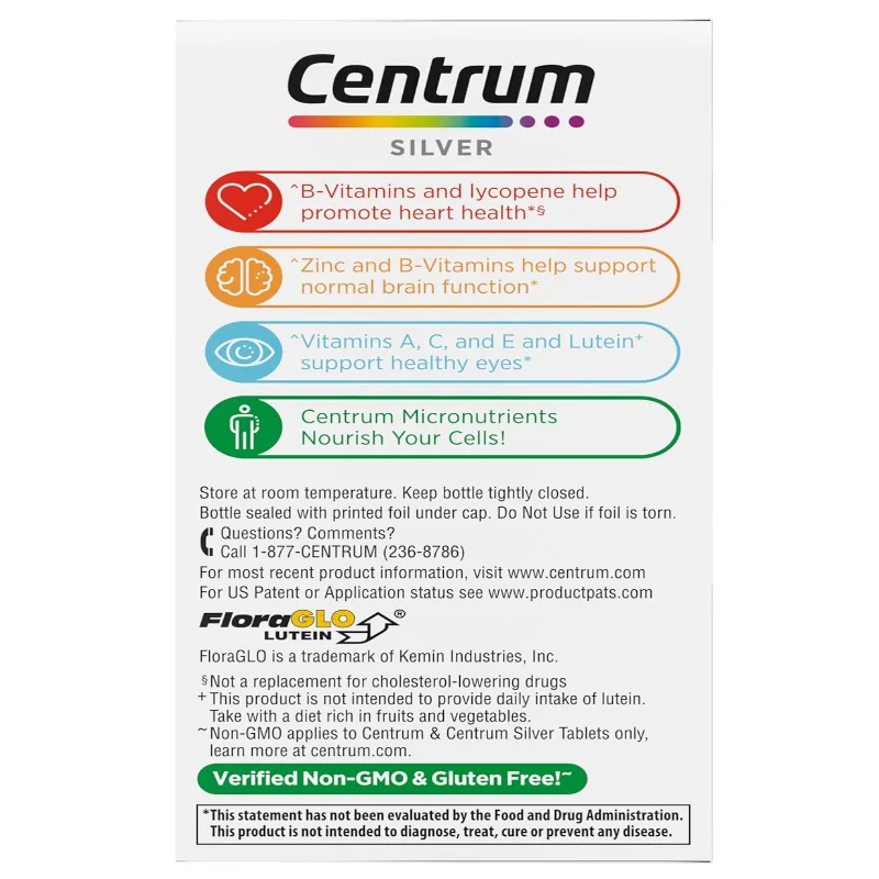 Centrum, Silver Woman 50+, Complete Multivitamin, 65 Tablets - Image 3