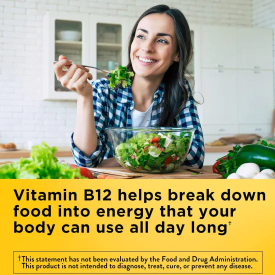 Nature Made, Vitamin B12 1000 mcg 75 Tablets - Image 4