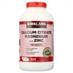 Kirkland Signature, Calcium Citrate Magnesium and Zinc, 500 Tablets