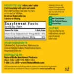 Nature Made Calcium 600 mg with Vitamin D3 (60 Tablets) - Image 2