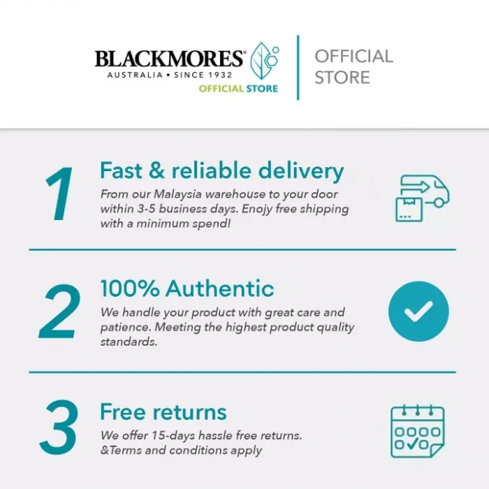 Blackmores Fish Oil 1000mg – 80 Capsules - Image 4
