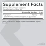 Sports Research® High Absorption Magnesium Glycinate 160mg Relaxation Muscle Nerve Support (180 Veggie Capsules) - Image 2